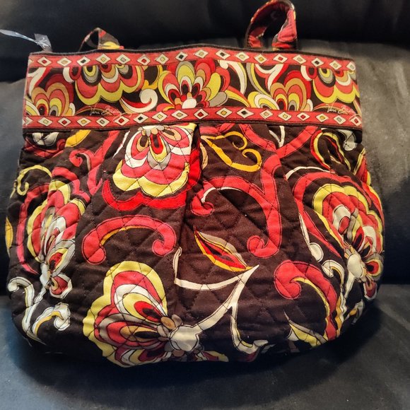 Vera Bradley Handbags - VERA BRADLEY PUCCINI ROUND TOTE - ZIP CLOSE - GREAT CONDITION